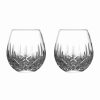 * Waterford Crystal Lismore Nouveau Stemless Wine Light Red Pair | Wine Glasses