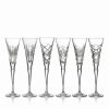 * Waterford Crystal 2022 Winter Wonders Flutes Clear Mixed Set Of 6 | Toasting Flutes