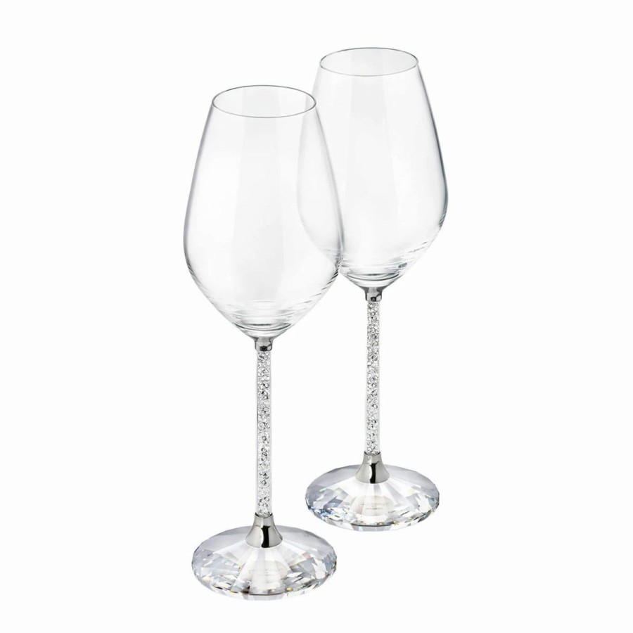 * Swarovski Crystalline Wine Glasses Pair | Wine Glasses