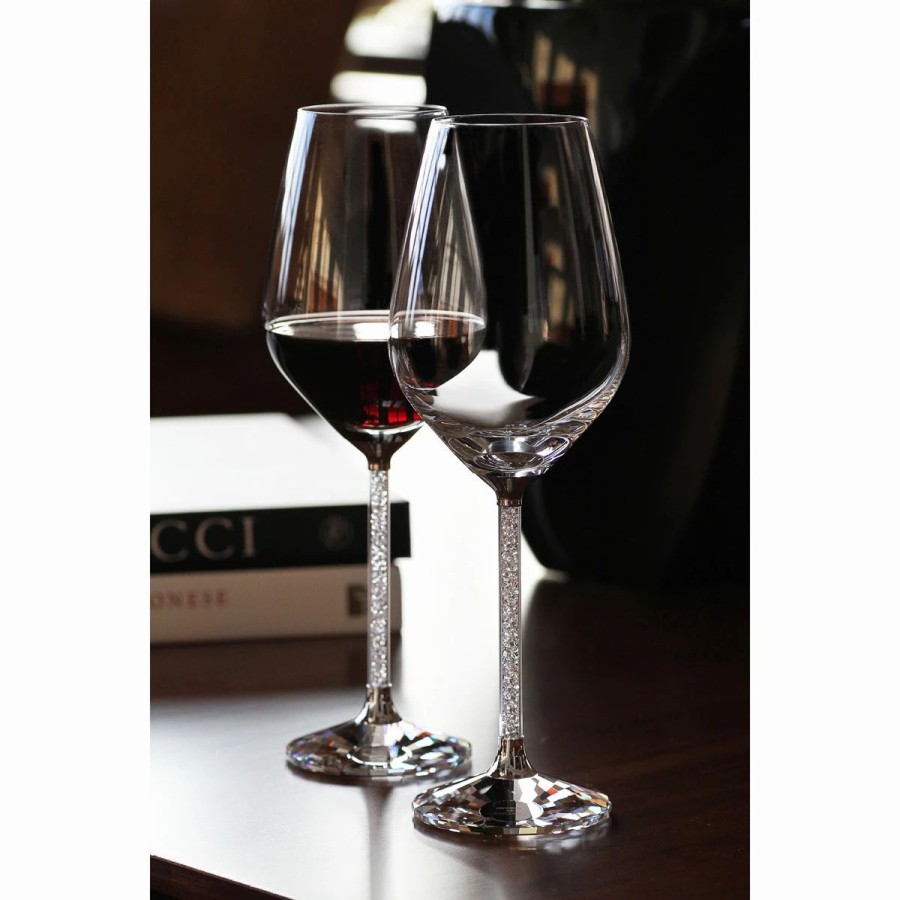 * Swarovski Crystalline Wine Glasses Pair | Wine Glasses