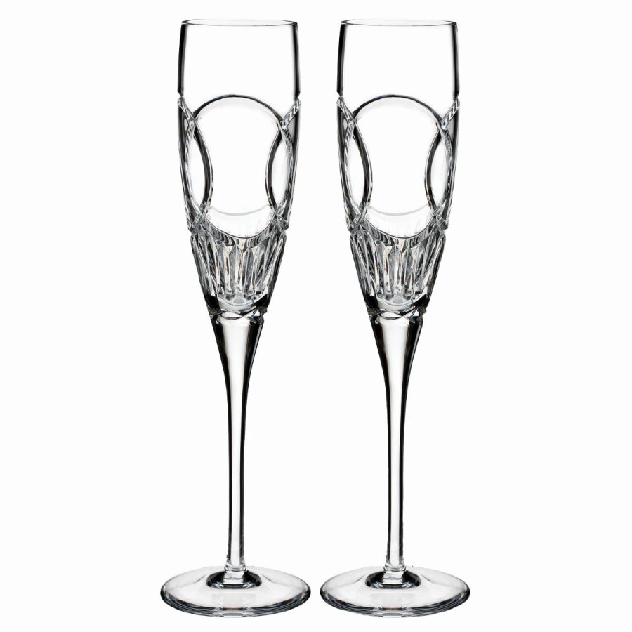 * Waterford Crystal True Love Wedding Vows Flutes, Pair | Toasting Flutes