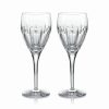 * Waterford Crystal Winter Wonders, Winter Rose Wine Clear Pair | Wine Glasses