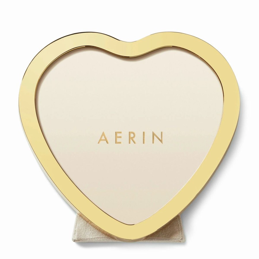 * Aerin Martin Heart Frame, Gold | Picture Frames