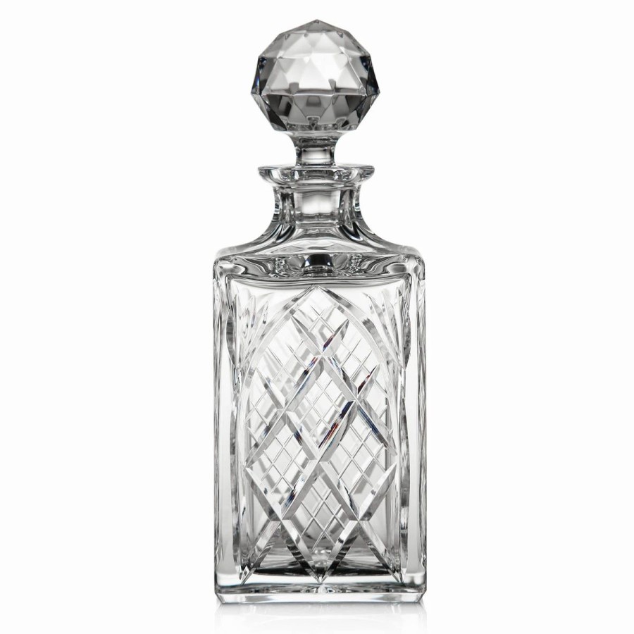 * Cashs Crystal Cashs Ireland Art Collection Cathedral Square Decanter | WhisHot