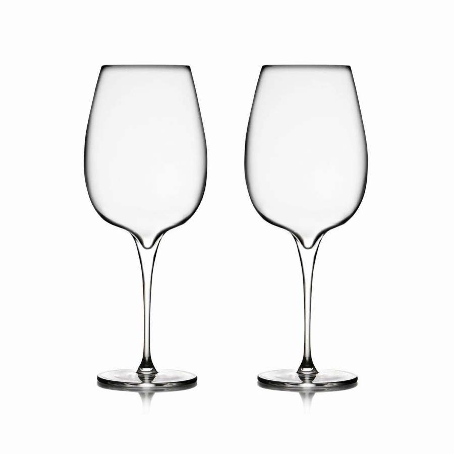 * Nambe Mills, Inc. Nambe Vie Cabernet Merlot Wine Glasses, Pair | Wine Glasses