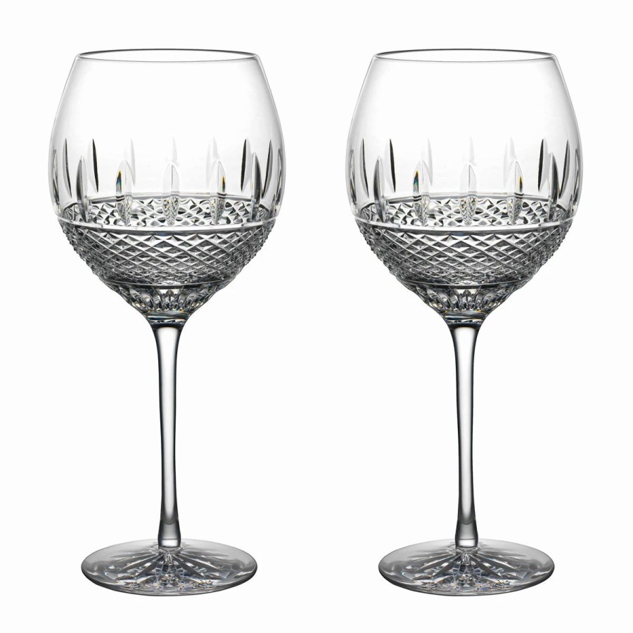 * Waterford Crystal Waterford Mastercraft Irish Lace White Wine Pair | Wine Glasses