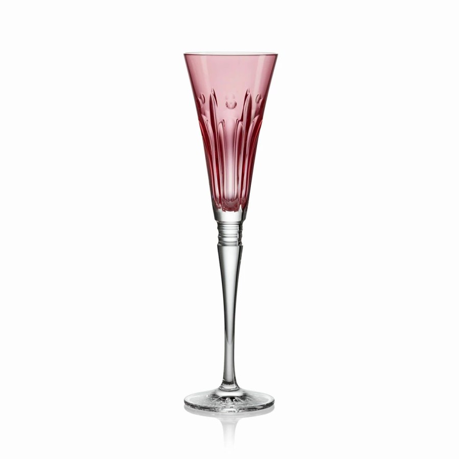 * Waterford Crystal 2022 Winter Wonders, Winter Rose Flute, Rose Single | Toasting Flutes