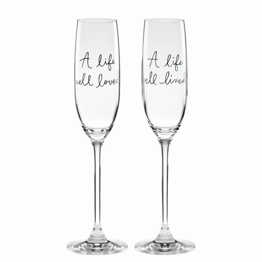 * Kate Spade New York, Lenox Charmed Life Toasting Flutes Pair | Toasting Flutes