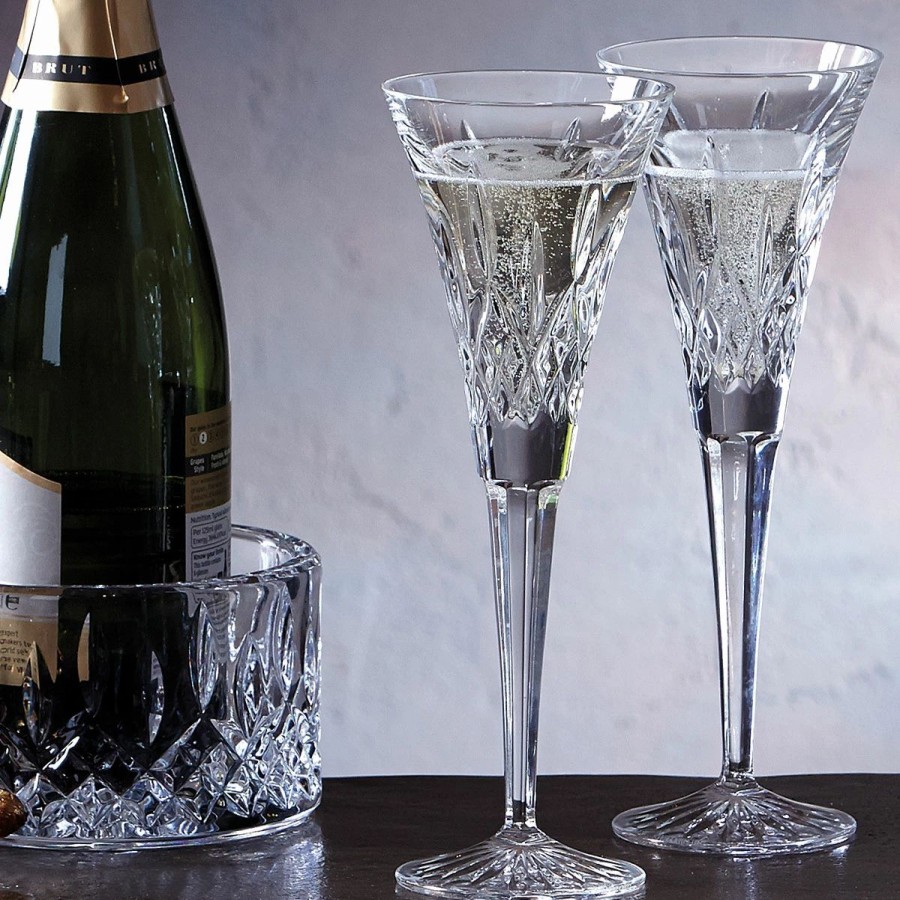 * Waterford Crystal Lismore Classic Toasting Flutes, Pair | Toasting Flutes