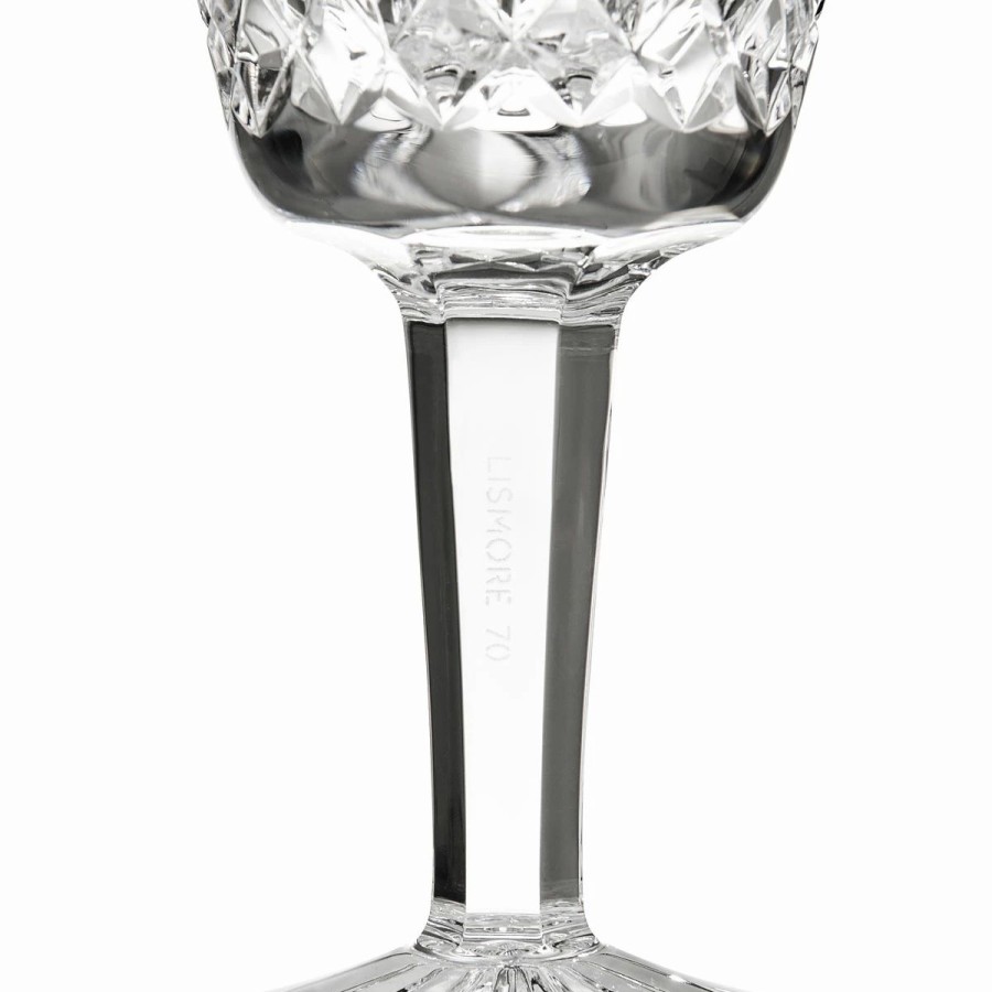 * Waterford Crystal Waterford Mastercraft Lismore 1952 Claret Wine Glass, Pair | Wine Glasses