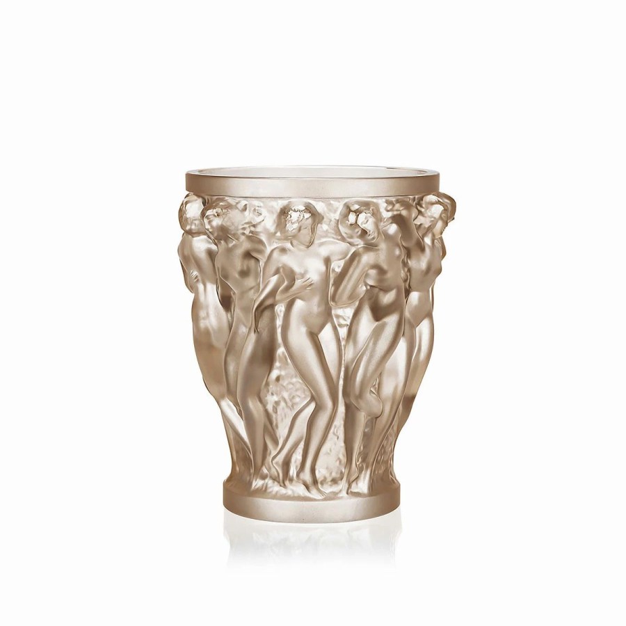 * Lalique Bacchantes 9.5 Vase, Gold Luster | Vases