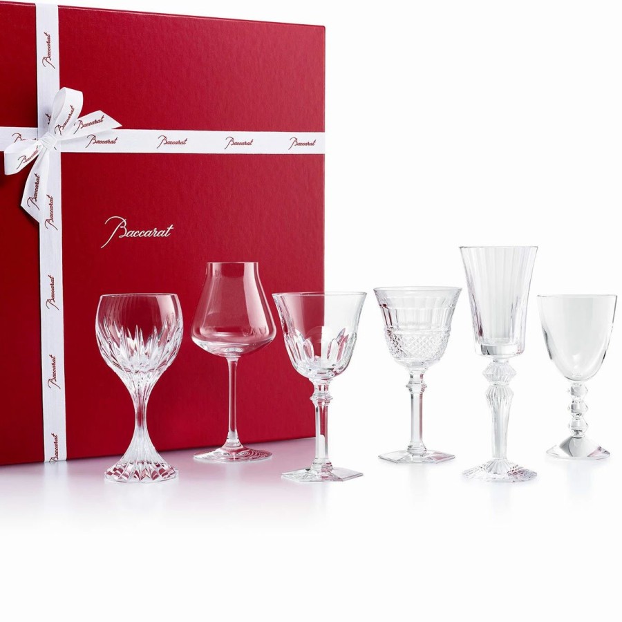 * Baccarat Crystal Baccarat Wine Therapy Gift Set Of 6 Glasses | Wine Glasses