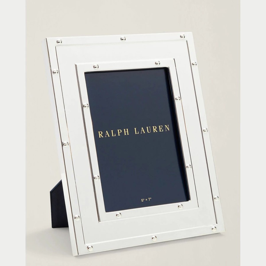 * Ralph Lauren Bleecker 5 7 Frame, Silver | Picture Frames