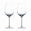 * Wedgwood China Wedgwood Globe Crystal White Wine Glasses, Pair | Wine Glasses