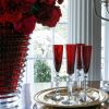 * Baccarat Crystal, Eye Extra 16 1/2 Vase, Red | Vases