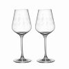 * Villeroy And Boch Toys Delight White Wine Goblet Pair | Wine Glasses