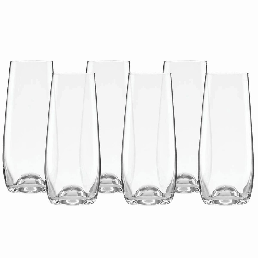 * Lenox Tuscany Classics Stemless Champagne Flutes, Set Of Six | Toasting Flutes