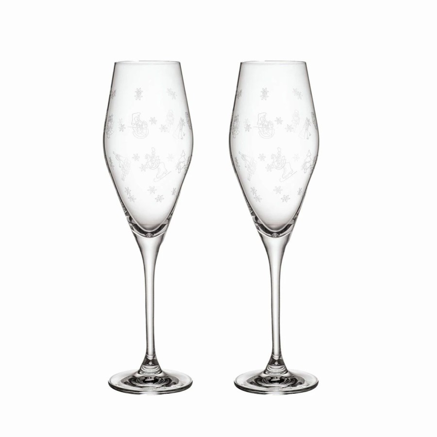 * Villeroy And Boch Toys Delight Champagne Flute Pair | Toasting Flutes