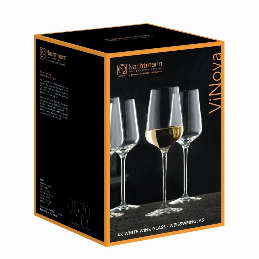 * Nachtmann Portmeirion Usa Nachtmann Vinova White Wine, Set Of Four | Wine Glasses