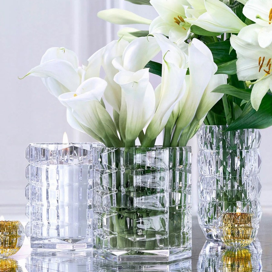 * Baccarat Crystal Grand Louxor 8 Vase And Votive | Vases