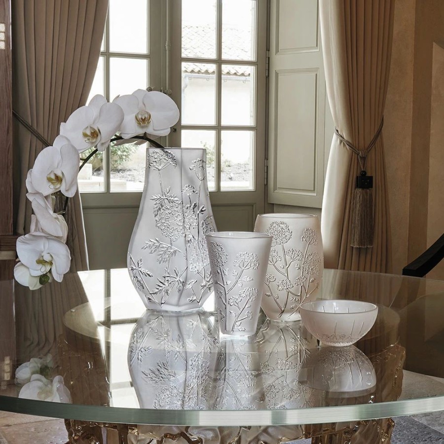 * Lalique Ombelles 11.5 Vase | Vases