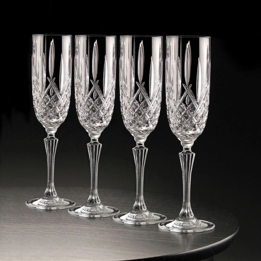 * Marquis By Waterford Markham Flutes, Set Of 4 | Toasting Flutes