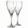 * Belleek Pottery Ltd Galway Longford Red Wine Pair | Wine Glasses