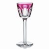 * Baccarat Crystal Baccarat Harcourt Rhine Wine Glass, Single, Pink | Wine Glasses