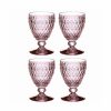 * Villeroy And Boch Boston Colored Red Wine Set Of 4 Rose | Wine Glasses