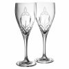 * Belleek Pottery Ltd Galway Trinity Knot White Wine Pair | Wine Glasses