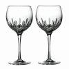 * Waterford Crystal Lismore Essence Balloon Wine, Pair | Wine Glasses