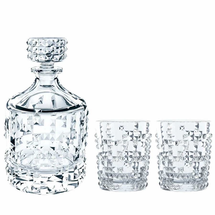 * Nachtmann Portmeirion Usa Nachtmann Punk Decanter And 2 Whiskey Tumblers Set | WhisHot