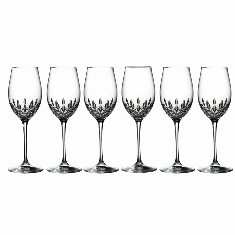 * Waterford Crystal Waterford Lismore Essence Crystal White Wine, Set Of 6 | Wine Glasses