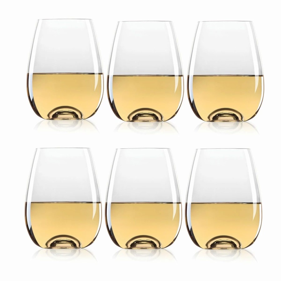 * Lenox Tuscany Classics All Purpose Stemless Wine Glasses, Set Of Six | Wine Glasses