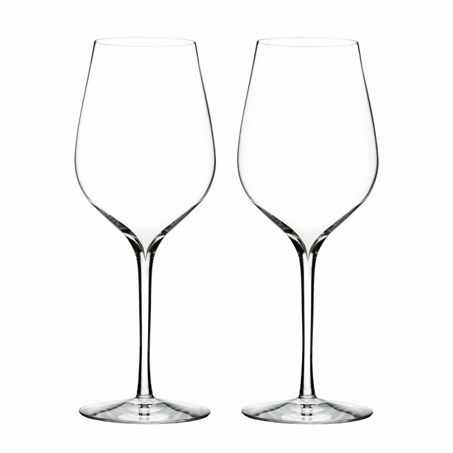 * Waterford Crystal, Elegance Sauvignon Blanc Crystal Wine Glasses, Pair | Wine Glasses