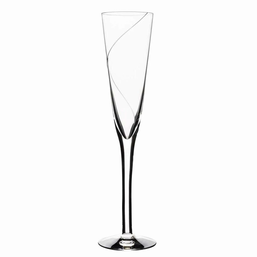 * Orrefors Kosta Boda Kosta Boda Line Champagne Flute, Single | Toasting Flutes