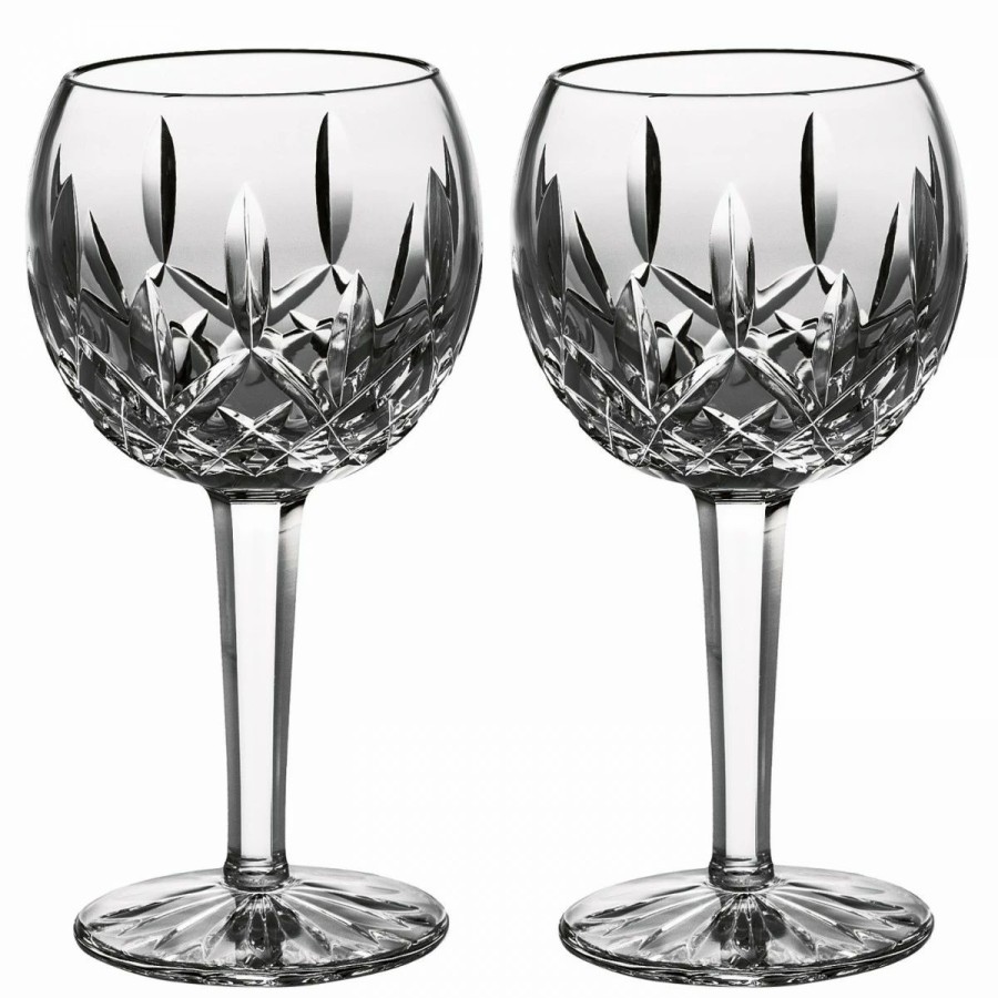 * Waterford Crystal Lismore Balloon Wine Glasses, Pair | Wine Glasses