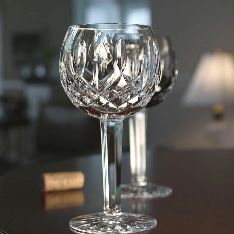 * Waterford Crystal Lismore Balloon Wine Glasses, Pair | Wine Glasses