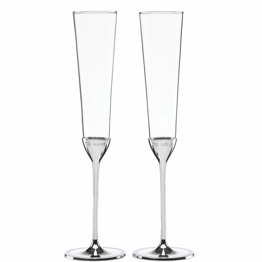 * Kate Spade New York, Lenox Take The Cake Toasting Flute, Pair | Toasting Flutes