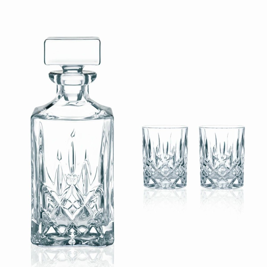 * Nachtmann Portmeirion Usa Nachtmann Noblesse Decanter And 2 Whiskey Tumblers Set | WhisHot