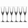 * Waterford Crystal, Lismore Essence Crystal Flute, Boxed Set Of 6 | Toasting Flutes