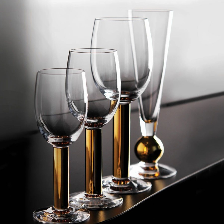 * Orrefors Kosta Boda Orrefors Crystal Nobel Champagne, Single | Toasting Flutes