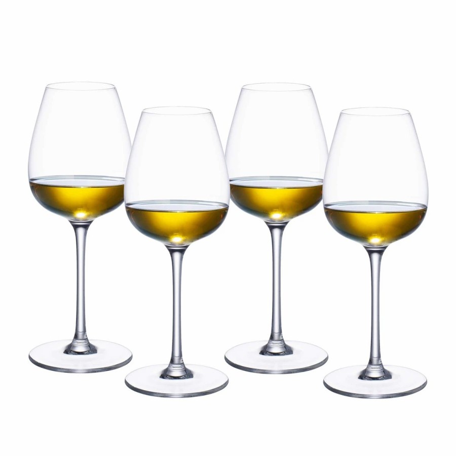 * Villeroy And Boch Purismo Fresh And Light White Wine Glasses, Set Of 4 | Wine Glasses