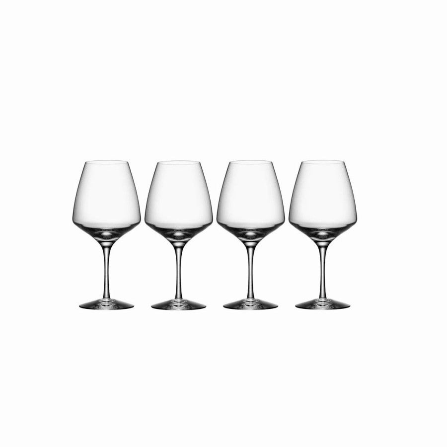 * Orrefors Kosta Boda Orrefors Crystal, Pulse Crystal Wine Glasses, Set Of Four | Wine Glasses