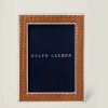 * Ralph Lauren Brockton 5 7 Frame, Saddle | Picture Frames