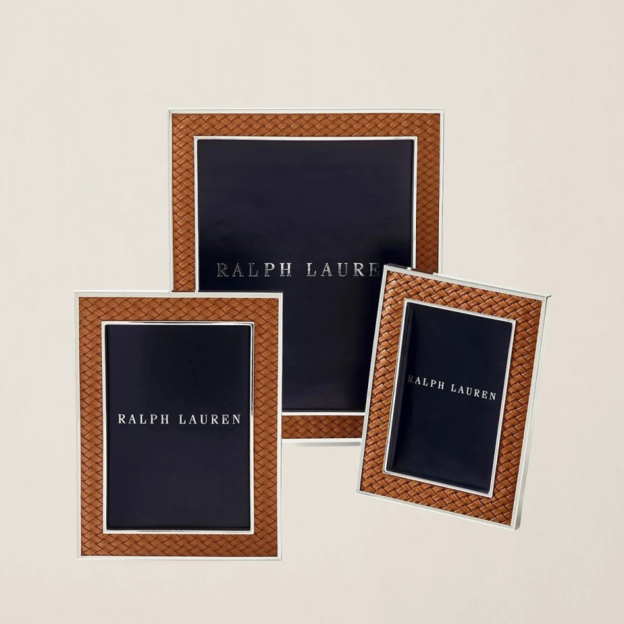 * Ralph Lauren Brockton 5 7 Frame, Saddle | Picture Frames