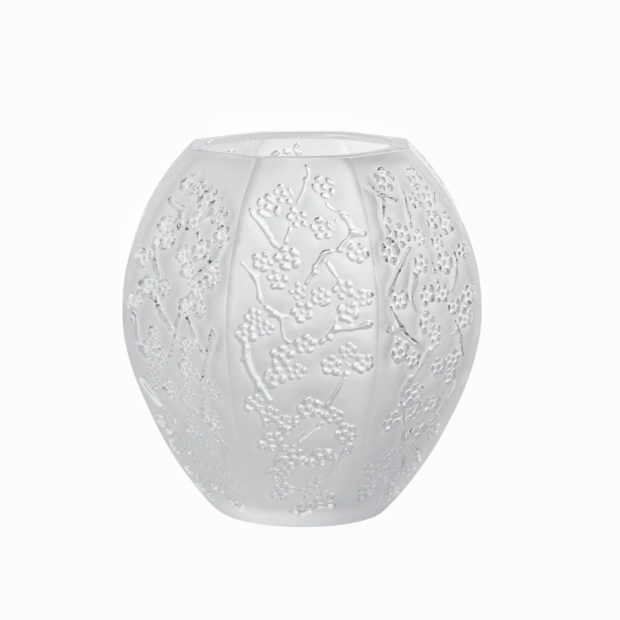 * Lalique Sakura 4.5 Vase, Clear | Vases