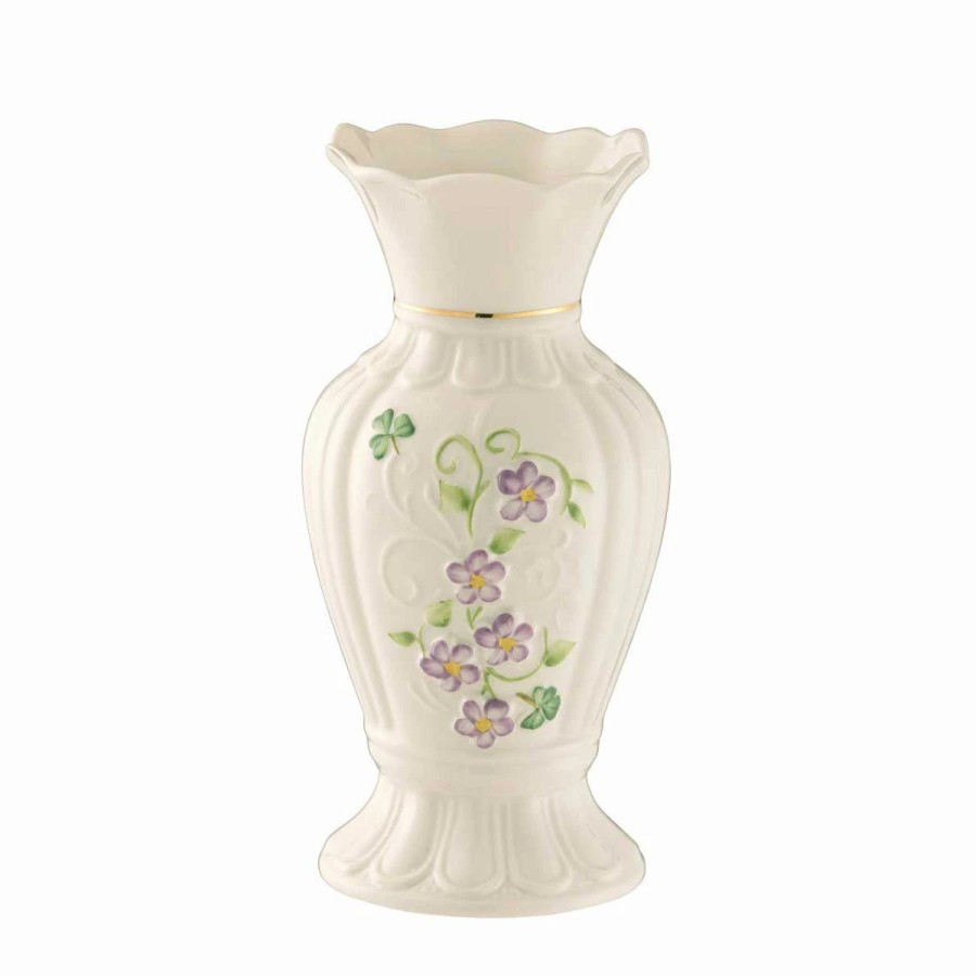 * Belleek Pottery Ltd Belleek China Irish Flax 7 Vase | Vases