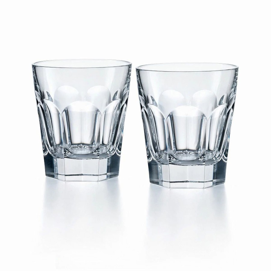 * Baccarat Crystal, Harcourt 1841 Crystal Old Fashioned Tumbler, Pair | WhisHot