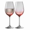 * Belleek Pottery Ltd Galway Erne Wine Pair In Blush | Wine Glasses